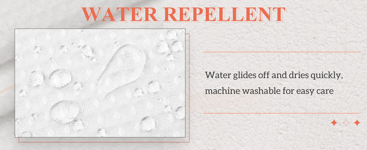 Design Waffle Weave White Shower Curtain Hotel Luxury Quality, Fabric Shower Curtains for Bathroom, Pique Pattern Cloth, Water Repellent and Machine Washable, Standard Size 71" x 72"
